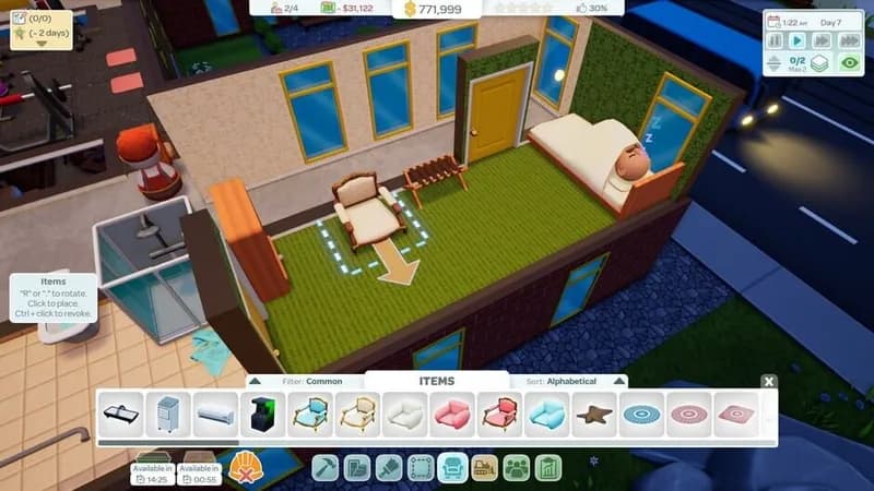 Hotel Architect gameplay screenshot 2