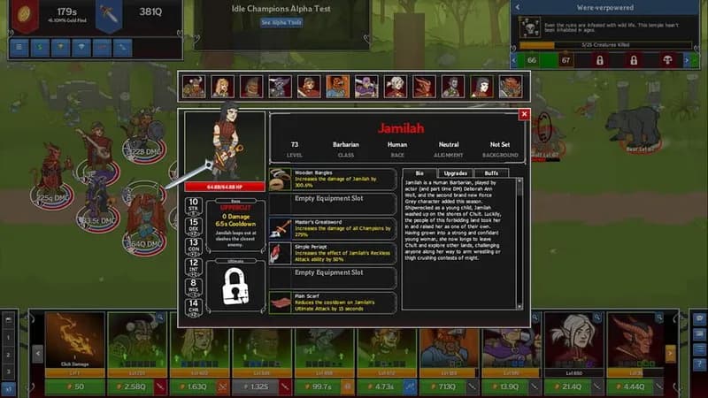 Idle Champions of the Forgotten Realms gameplay screenshot 2