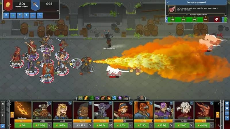 Idle Champions of the Forgotten Realms gameplay screenshot 4