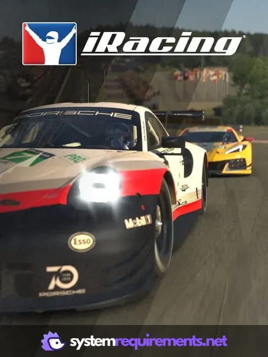 iRacing PC game cover art