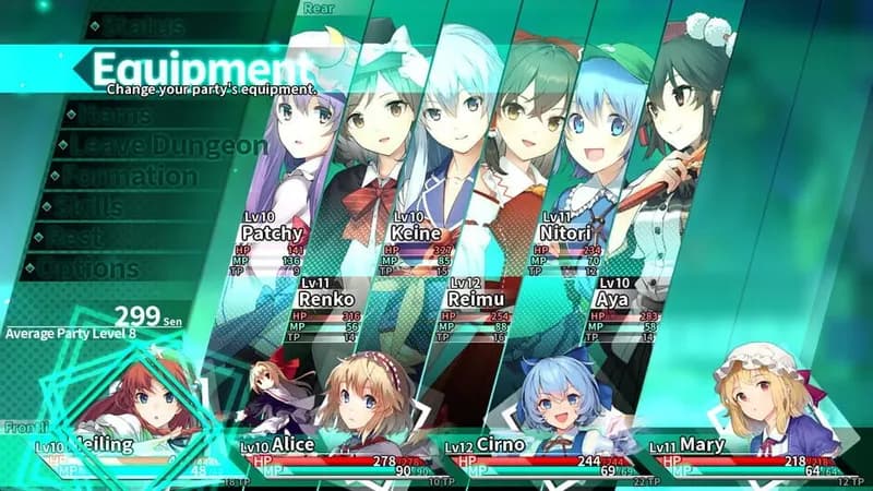 Labyrinth of Touhou Tri -The Dreaming Girls & The Mysterious Orbs- gameplay screenshot 2