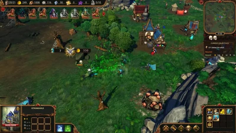 Lessaria: Fantasy Kingdom Sim gameplay screenshot 1