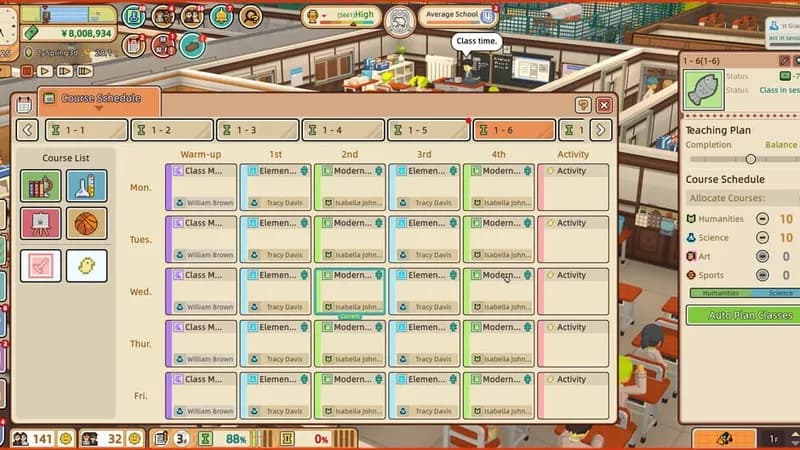 Let's School gameplay screenshot 2