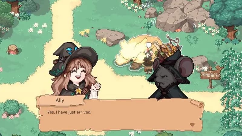 Little Witch in the Woods gameplay screenshot 2