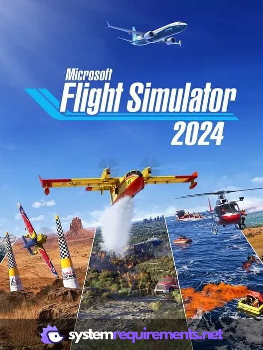 Microsoft Flight Simulator 2024 PC game cover art