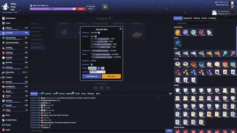 Milky Way Idle gameplay screenshot 1