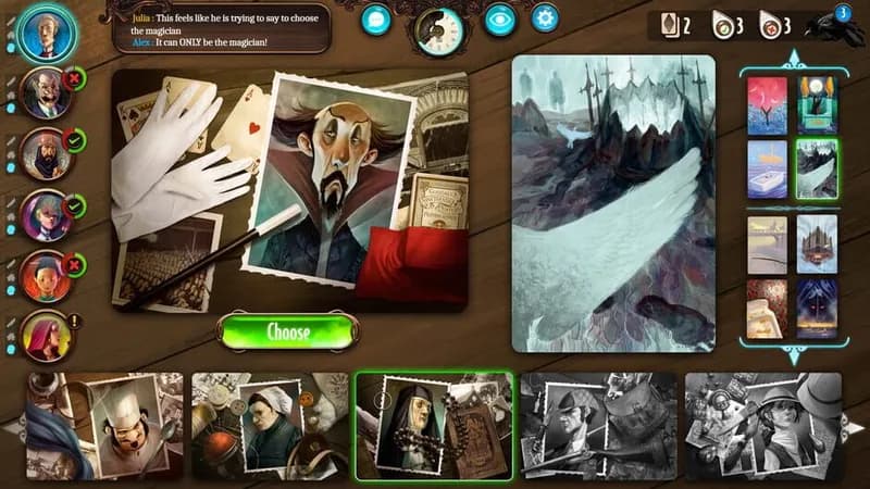 Mysterium: A Psychic Clue Game gameplay screenshot 1