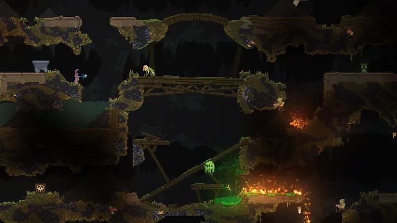Noita gameplay screenshot 2