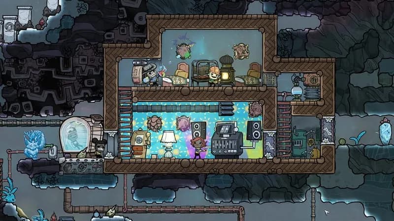 Oxygen Not Included: The Frosty Planet Pack gameplay screenshot 2