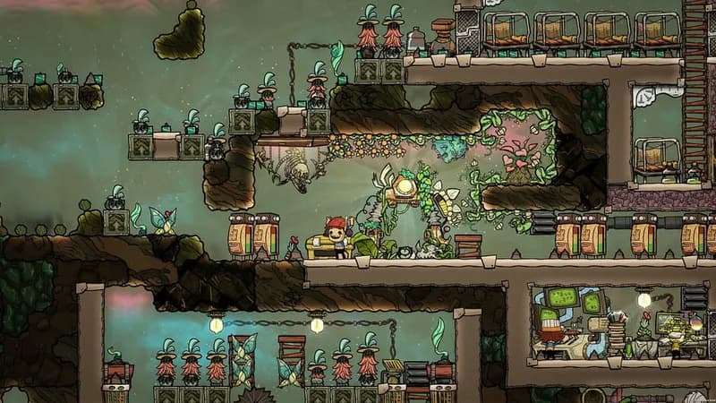 Oxygen Not Included: The Prehistoric Planet Pack gameplay screenshot 1