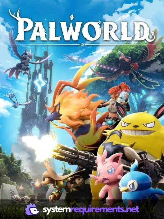 Palworld PC game cover art