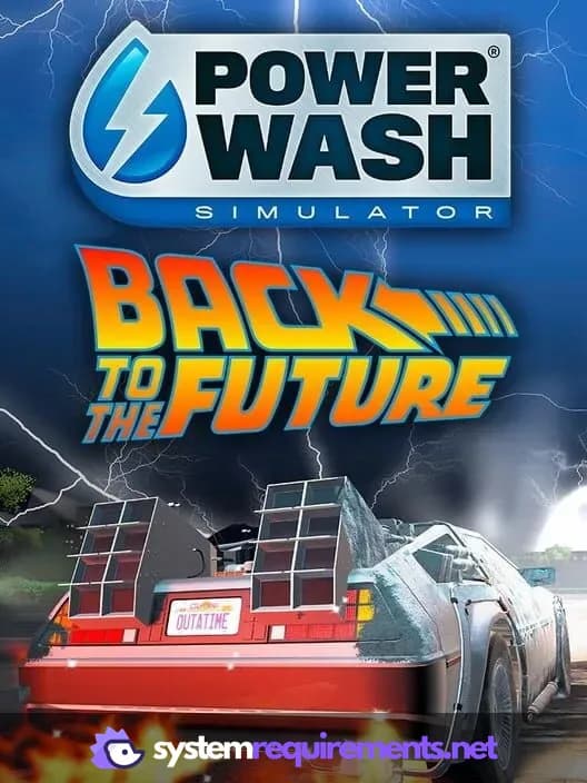 PowerWash Simulator – Back to the Future Special Pack PC game cover art