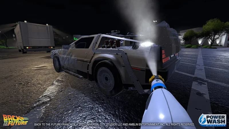 PowerWash Simulator – Back to the Future Special Pack gameplay screenshot 2