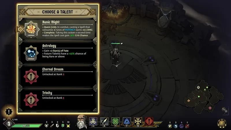 Ravenswatch - Merlin gameplay screenshot 2