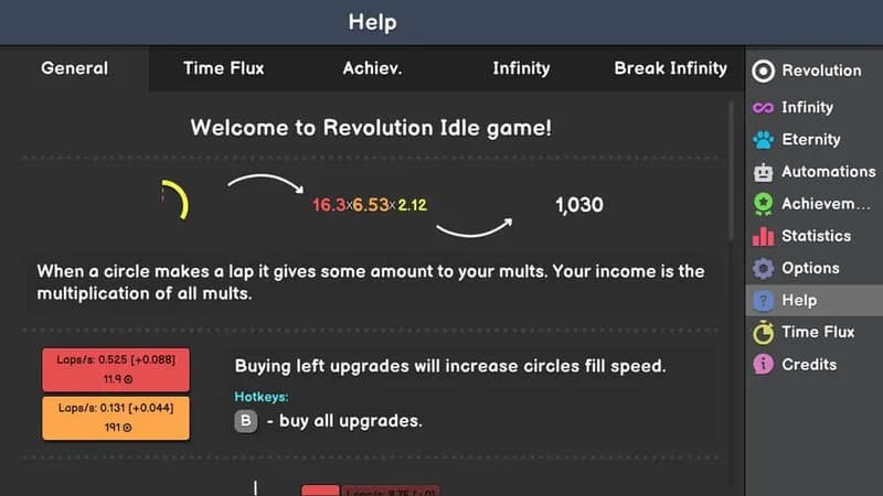 Revolution Idle gameplay screenshot 2