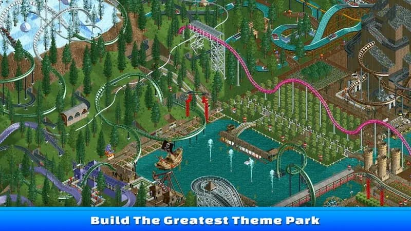 RollerCoaster Tycoon Classic gameplay screenshot 1