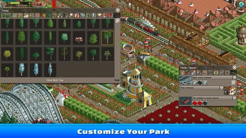 RollerCoaster Tycoon Classic gameplay screenshot 4