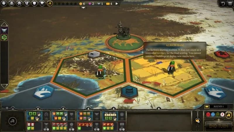 Scythe: Digital Edition - Invaders from Afar gameplay screenshot 1