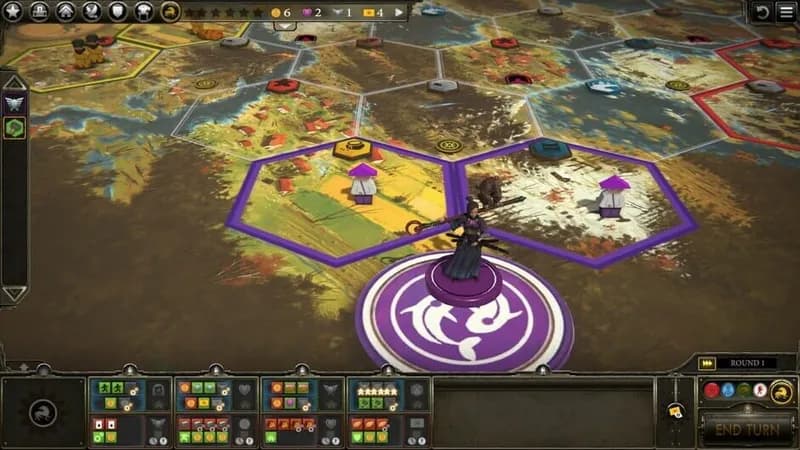 Scythe: Digital Edition - Invaders from Afar gameplay screenshot 2