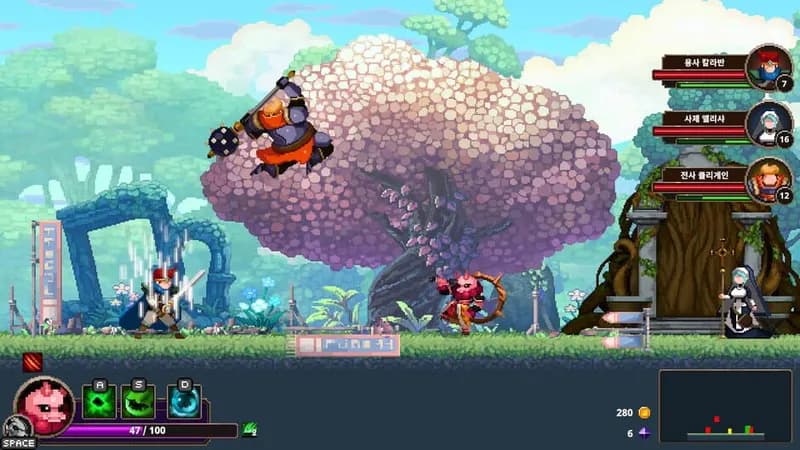 Skul: The Hero Slayer gameplay screenshot 1