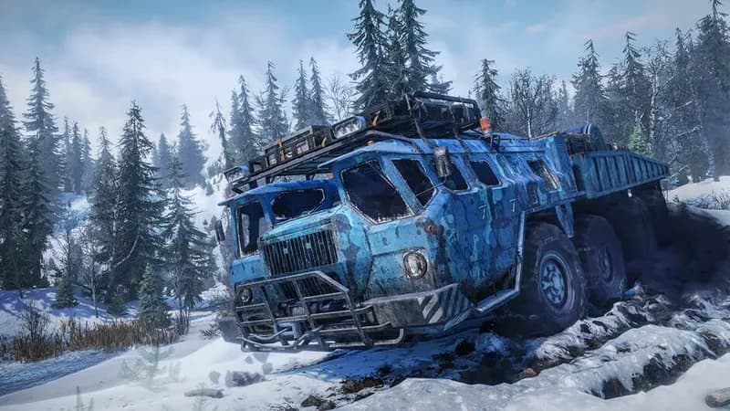 SnowRunner - The Mastodon gameplay screenshot 1