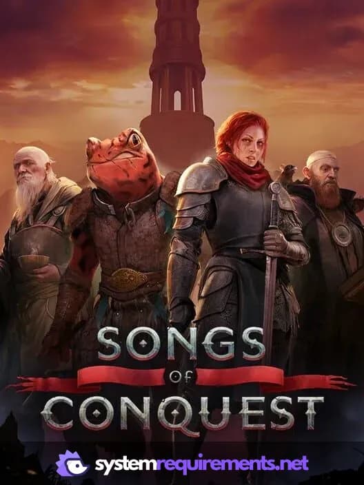 Songs of Conquest PC game cover art