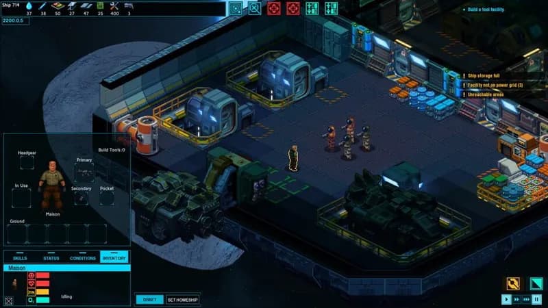 Space Haven gameplay screenshot 1