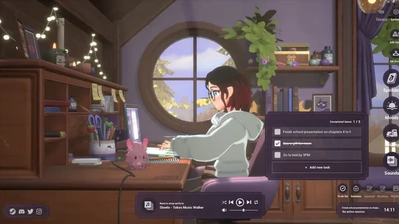 Spirit City: Lofi Sessions gameplay screenshot 2