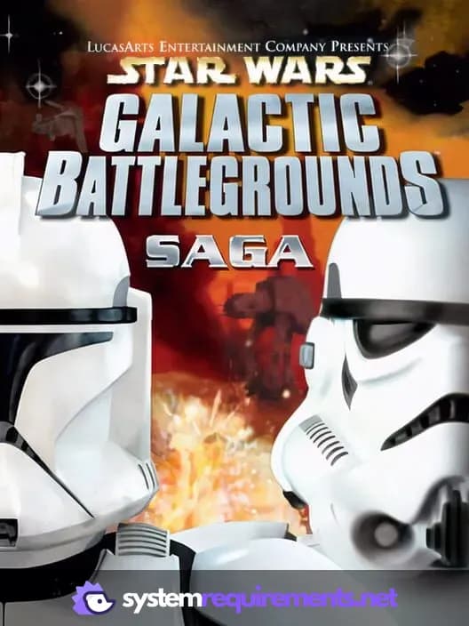 STAR WARS Galactic Battlegrounds Saga cover art - view system requirements