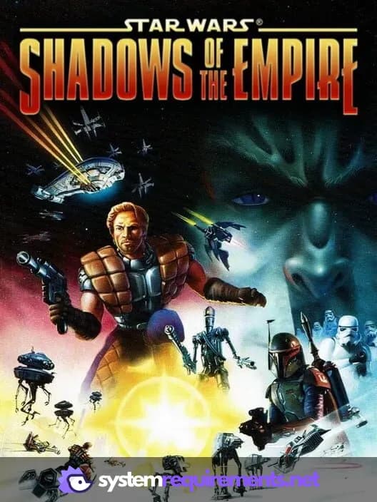 STAR WARS SHADOWS OF THE EMPIRE PC game cover art