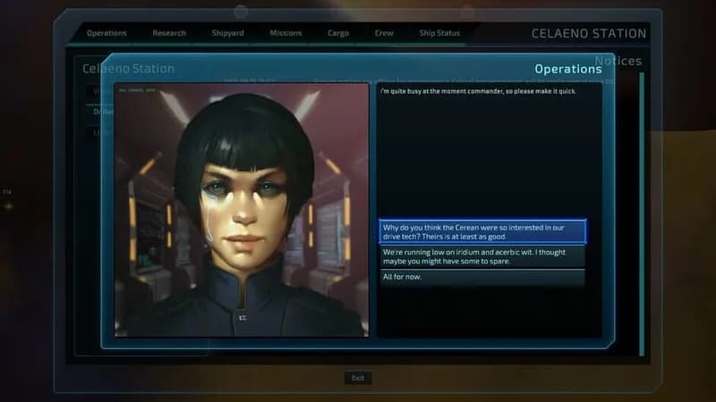 Starcom: Unknown Space gameplay screenshot 1