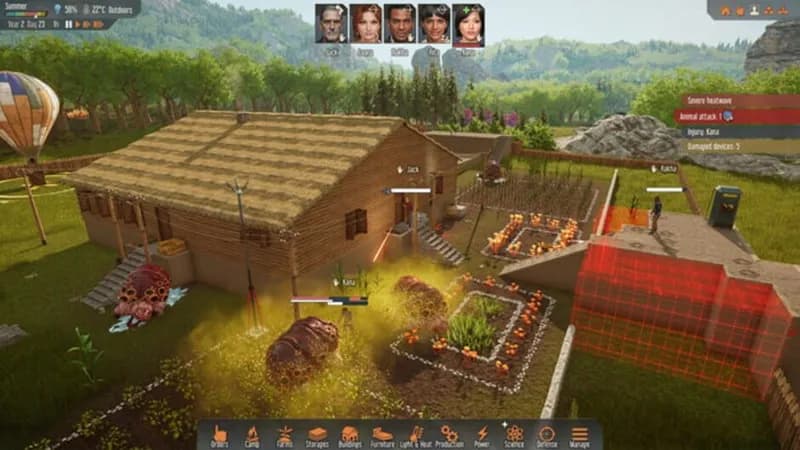 Stranded: Alien Dawn gameplay screenshot 1