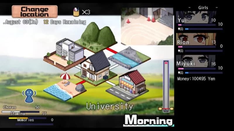 Summer Memories gameplay screenshot 1