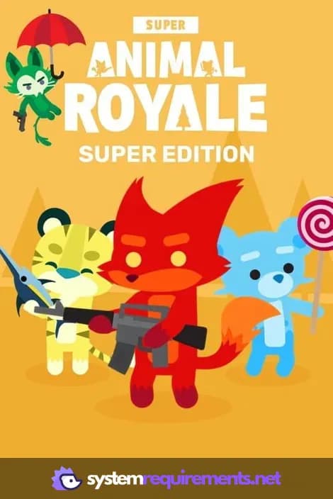 Super Animal Royale PC game cover art