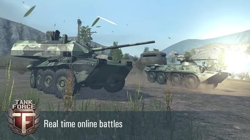 Tank Force: Online Shooter Game gameplay screenshot 3