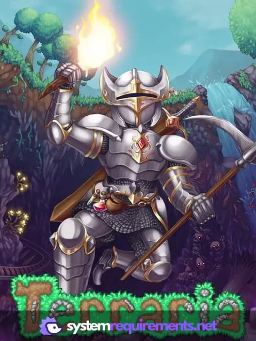 Terraria PC game cover art