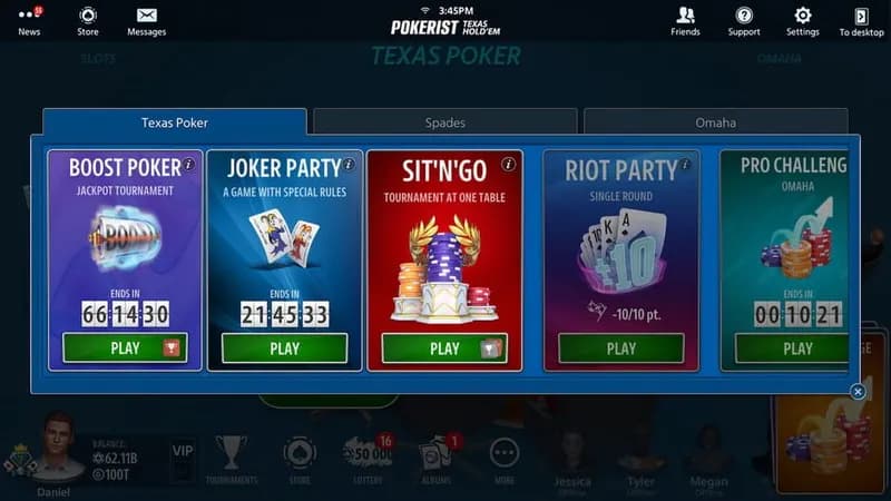 Texas Hold'em Poker: Pokerist gameplay screenshot 2