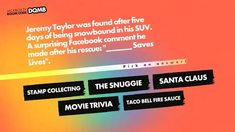 The Jackbox Party Pack 9 gameplay screenshot 1