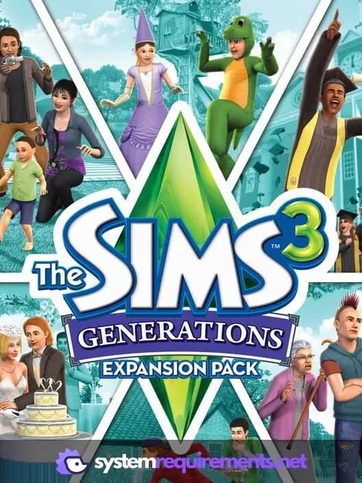 The Sims 3 Generations PC game cover art