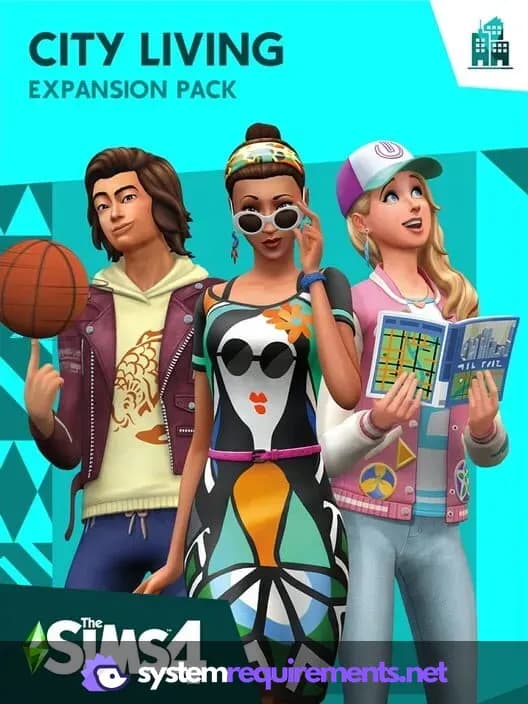 The Sims 4 City Living cover art - view system requirements