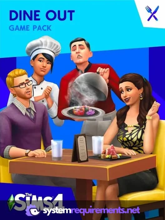 The Sims 4 Dine Out cover art - view system requirements
