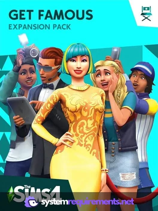 The Sims 4 Get Famous PC game cover art