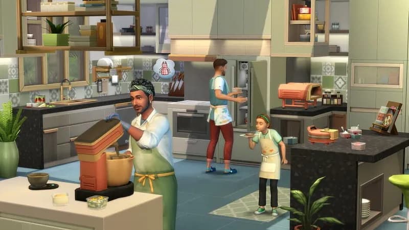 The Sims 4 Home Chef Hustle Stuff Pack gameplay screenshot 1