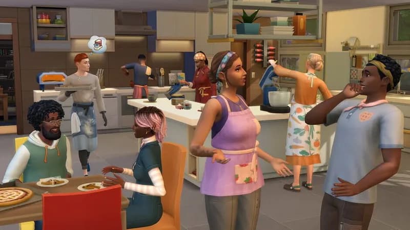 The Sims 4 Home Chef Hustle Stuff Pack gameplay screenshot 2