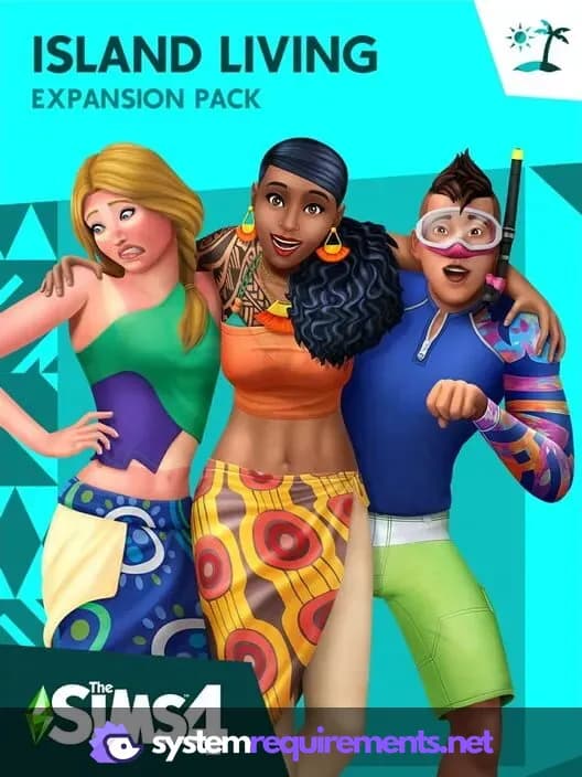 The Sims 4 Island Living PC game cover art