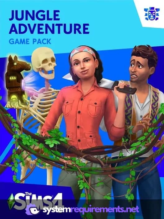 The Sims 4 Jungle Adventure PC game cover art