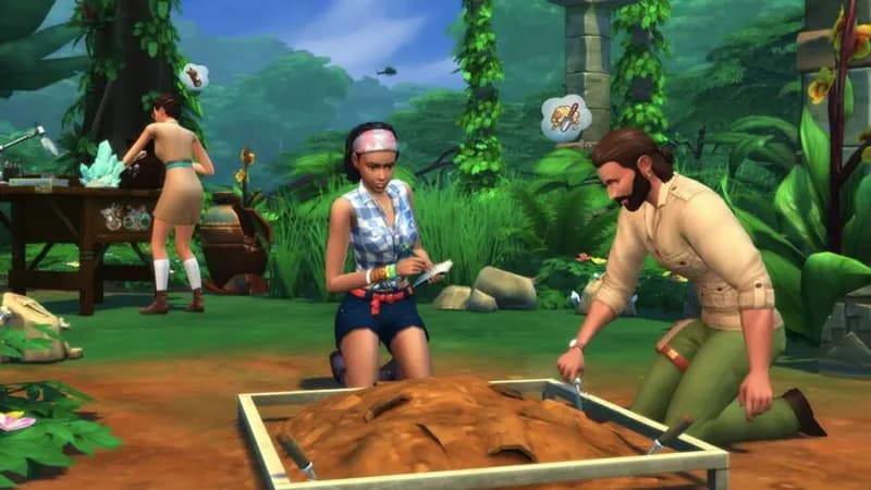 The Sims 4 Jungle Adventure gameplay screenshot 1