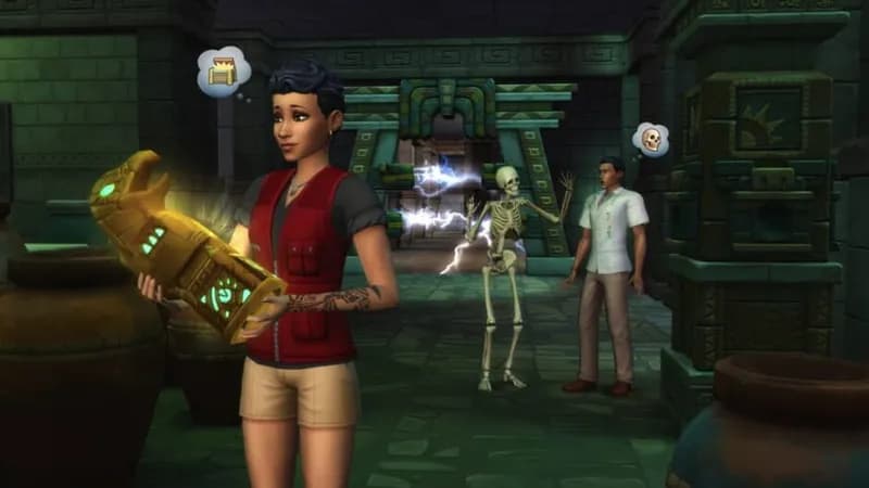 The Sims 4 Jungle Adventure gameplay screenshot 4