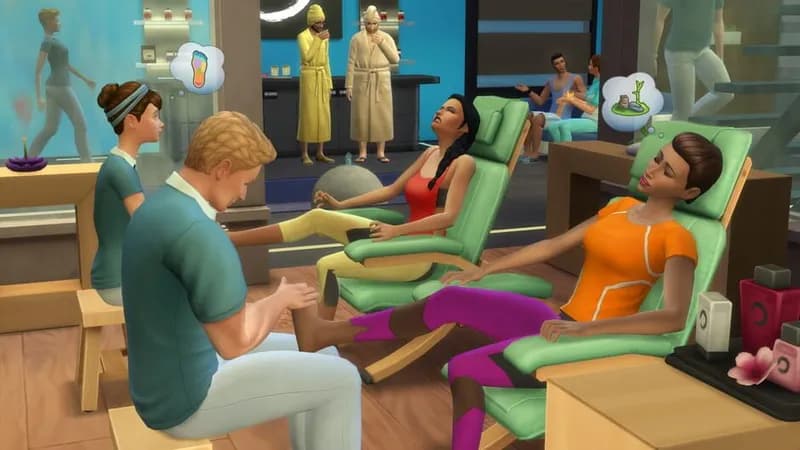 The Sims 4 Spa Day Game Pack gameplay screenshot 2