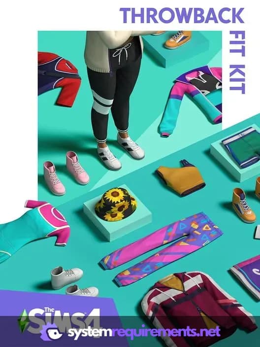 The Sims 4 Throwback Fit Kit PC game cover art